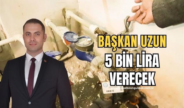 Elvanpazarcık’ta kaçak su ihbarı yapan vatandaşa 5 bin lira ödül verilecek!