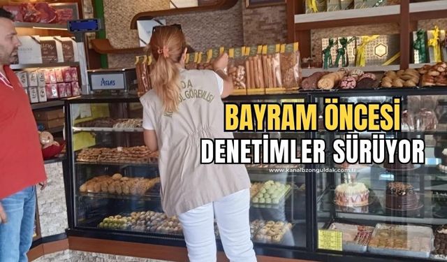 Tatlı ve unlu mamul satışı yapan işletmelere denetim yapıldı