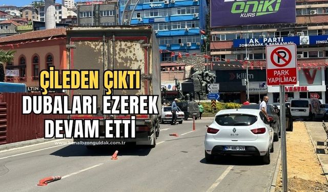 Başı boş parklanmalar nedeniyle trafik sıkışmaya devam ediyor