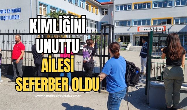 Kimliğini evde unutunca ailesi imdadına yetişti