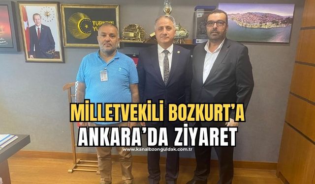 İsmail Ünlü ve Tekin Coşkun'dan Saffet Bozkurt'a ziyaret