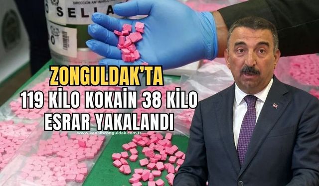 Zonguldak’ta ele geçirilen uyuşturucu maddeler şok etkisi yarattı!