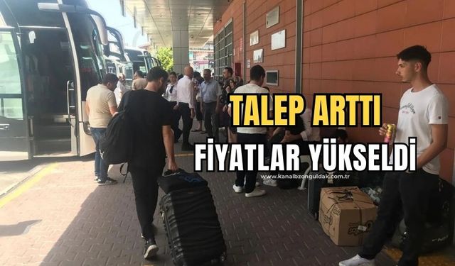 İlave servisler otobüs biletlerinin fiyatlarını arttırdı