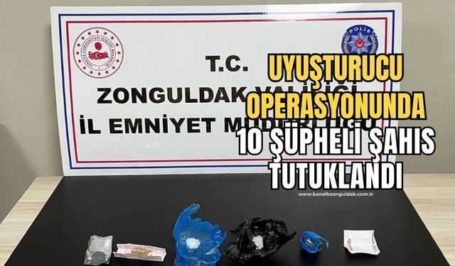 Zonguldak'ta   uyuşturucu  operasyonu