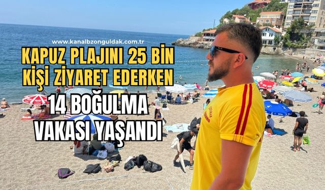 Kapuz Plaj’ı sezona hareketli başladı: 25 bin kişi ziyaret etti!