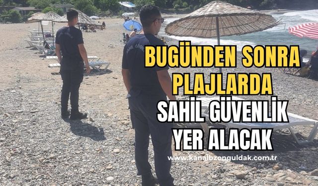 Sahil Güvenlik Komutanlığından plajlarda önlem