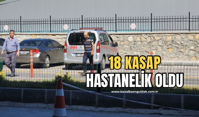 Zonguldak'ta 18 acemi kasap hastanelik oldu