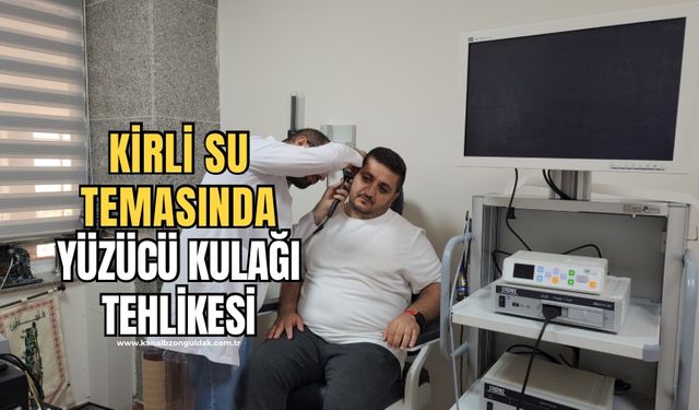 Kirli su temasında yüzücü kulağı tehlikesi