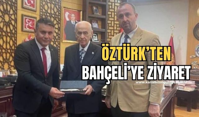 İl Başkanı Öztürk Devlet Bahçeli’yi ziyaret etti