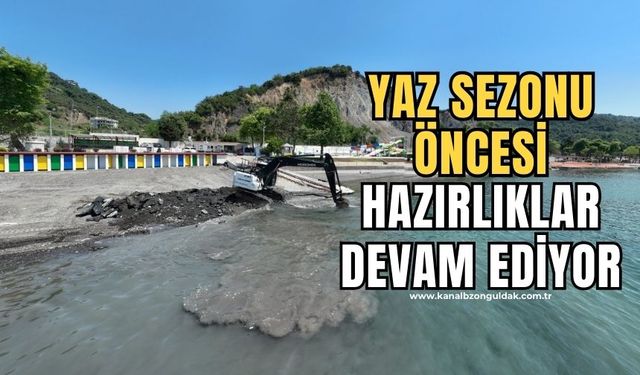 Ereğli Belediyesi, sahil ve plajda çalışmalarını sürdürüyor