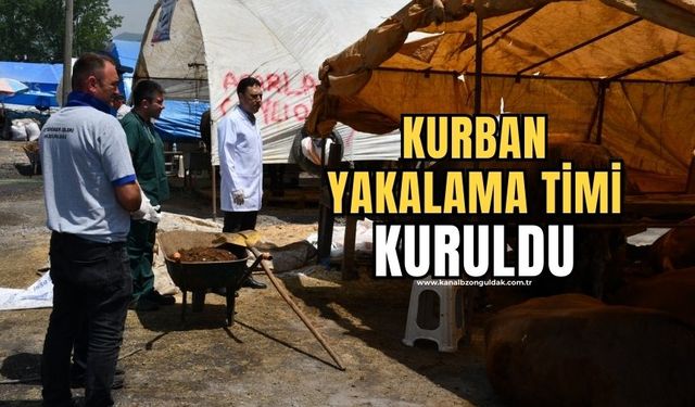 Belediye kurban pazarını denetledi, kurban yakalama timi kurdu