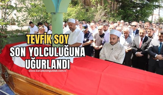 Tevfik Soy göz yaşlarıyla toprağa verildi