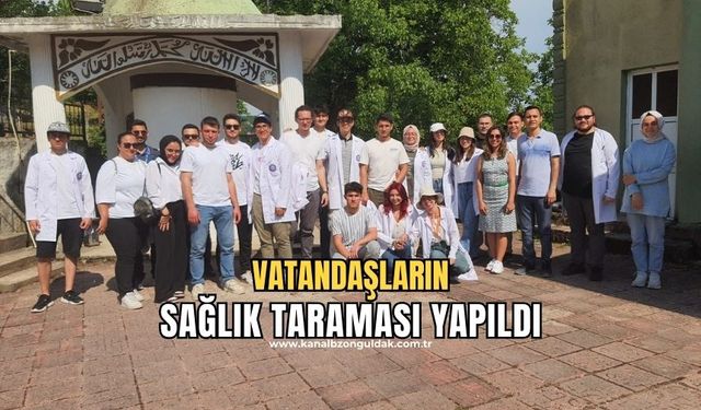 Sağlık turnesinde vatandaşlar bilgilendirildi