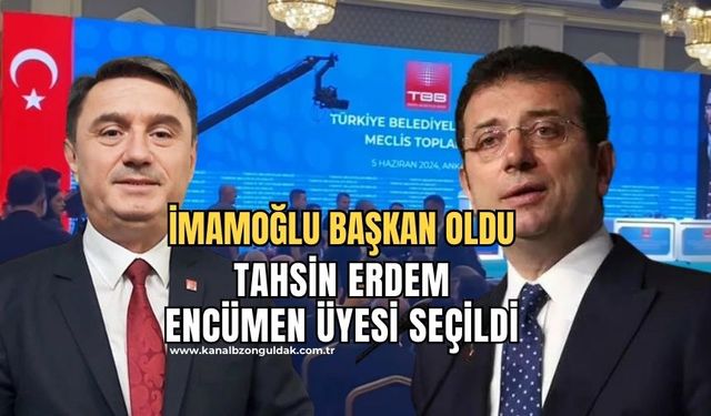 Ekrem İmamoğlu Belediyeler Birliği Başkanı oldu