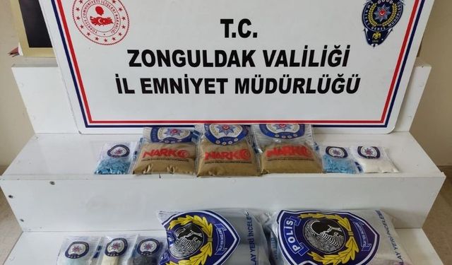 Zonguldak'ta narkotik operasyonu: 9 şüpheli yakalandı