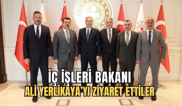 AK Parti heyetinden İç işleri bakanı Ali Yerlikaya'ya ziyaret