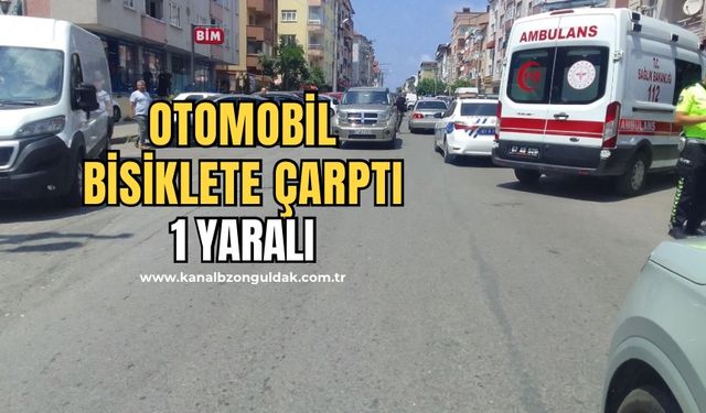 Ereğli'de trafik kazası:1 yaralı