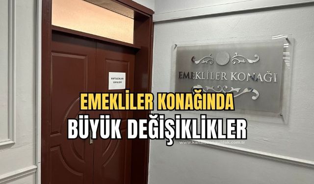 Emekliler Konağında kahve ve tost çıkartıldı çay self servis oldu!