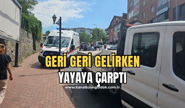 Zonguldak'ta  trafik  kazası:  1 yaralı