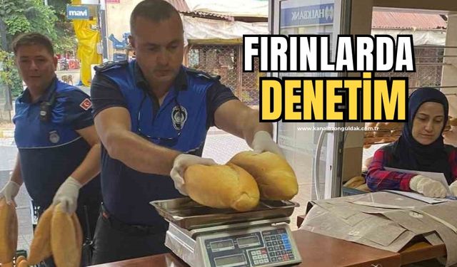 Zabıtadan fırınlara hijyen ve gramaj denetimi