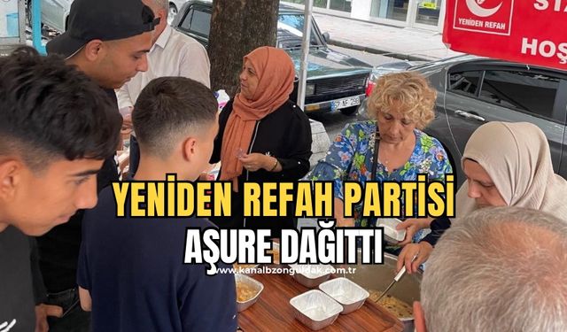 Yeniden Refah Partisi aşure dağıttı