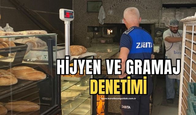 Zonguldak’ta Fırınlara denetim