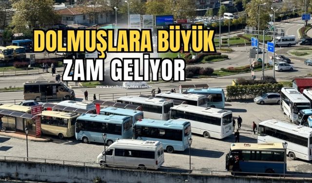 Zonguldak’ta dolmuşlara dev zam kapıda