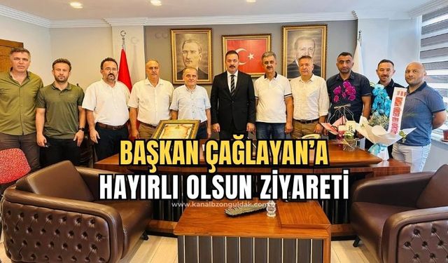 Kamuran Aşkar ve Sendika Başkanları İl Başkanı Çağlayan'ı ziyaret etti