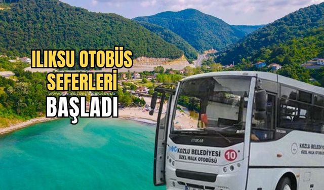 Zonguldak-Ilıksu otobüs seferleri başladı