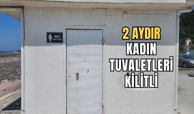 Kozlu sahilinde tuvalet krizi: 2 aydır kadın bölümü kapalı!