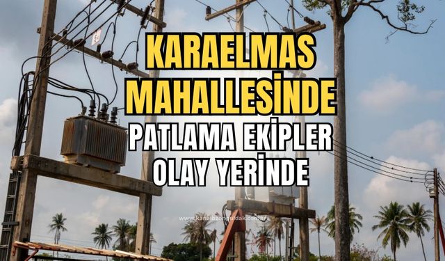 Karaelmas’ta patlama: Ekipler olay yerinde!