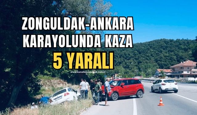 Karayolunda feci kaza: 5 yaralı