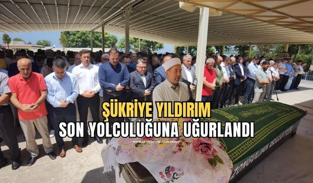 AK Parti İl Başkanı Mustafa Çağlayan'ın, anneannesi Şükriye Yıldırım son yolculuğuna uğurlandı