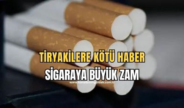 Sigaraya bir  zam  daha