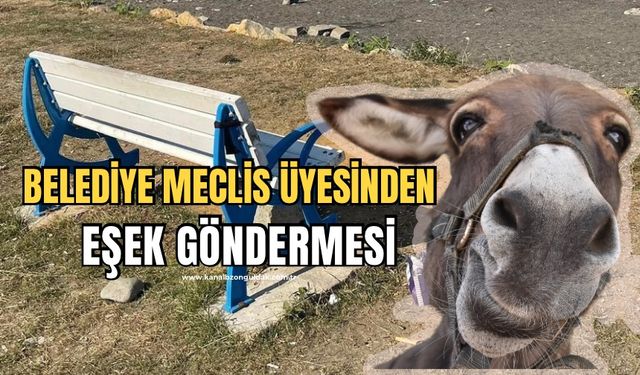 Kozlu Belediye Meclis üyesinden Eşek göndermesi