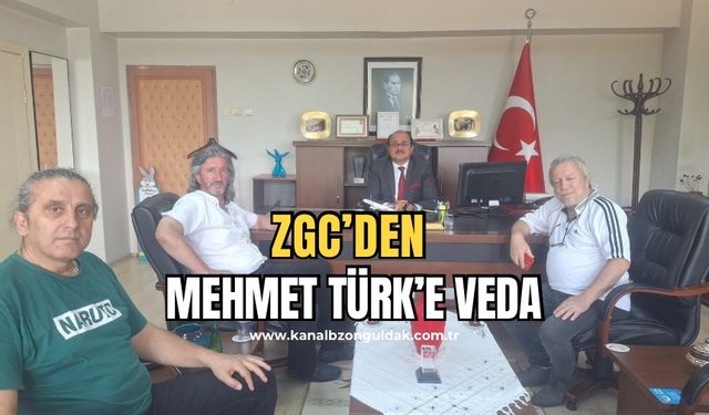 ZGC'den Mehmet Türk'e veda ziyareti