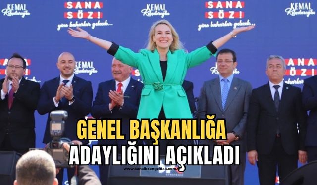 Merve Kır, Genel Başkan adaylığını açıkladı!