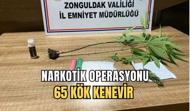 Narkotik operasyonunda 6  şüpheli yakayı ele verdi!