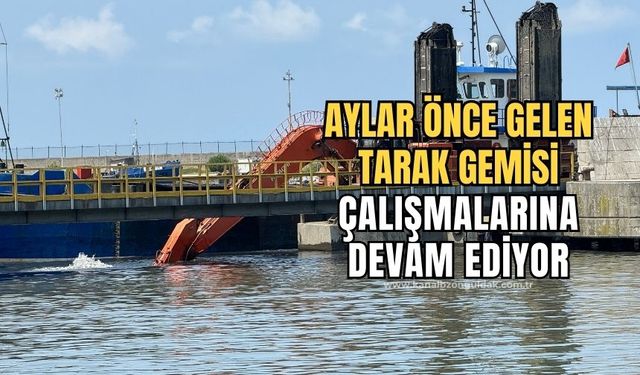 Tarak  gemisi  çalışmalarına  devam ediyor