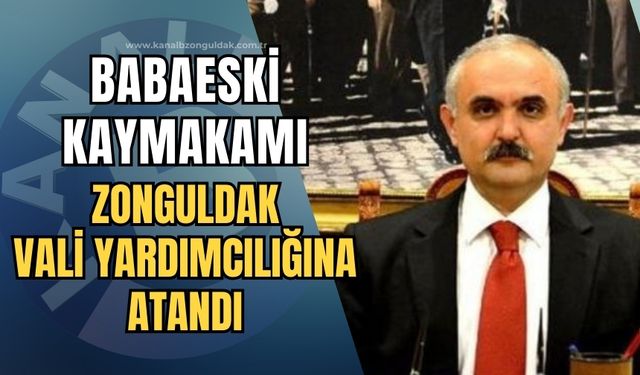 Şenol Levent Elmacıoğlu Zonguldak Vali Yardımcılığına atandı