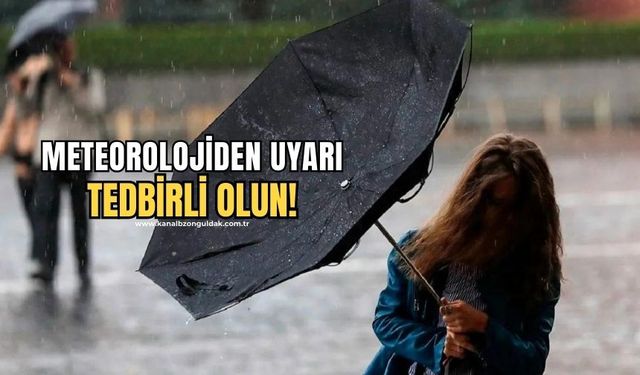 Meteoroloji'den  sağanak uyarası! Kuvvetli geliyor