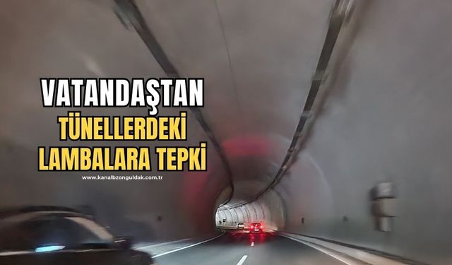 Değirmenağzı tünellerindeki yanmayan lambalara tepki