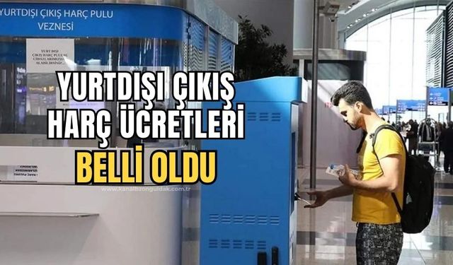 1500 TL mi 3 bin TL mi tartışılıyordu: Yurt dışı çıkış harcı açıklandı!