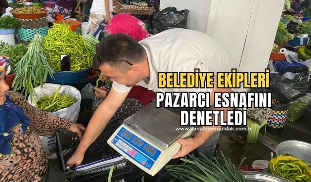 Devrek Belediyesi pazar esnafını denetledi