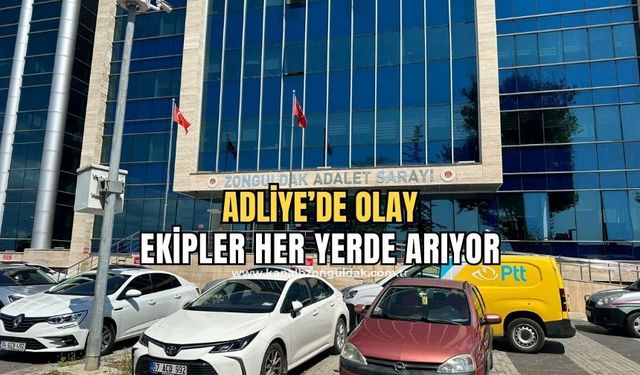 Zonguldak Adliyesi'nde olay