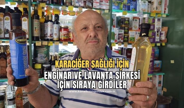 Karaciğer dostu Enginar ve  Lavanta Sirkesi