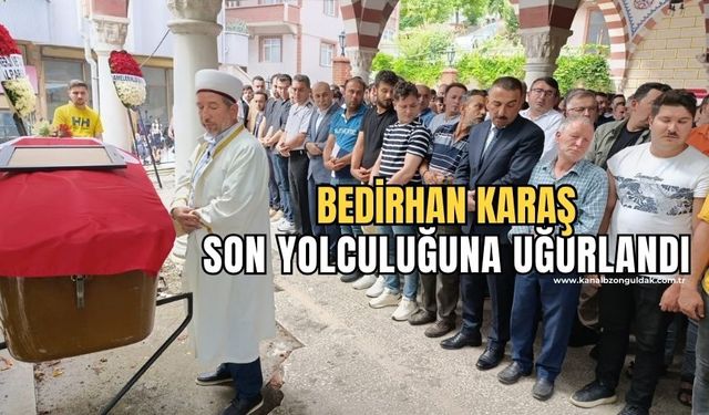 Kalp krizi geçiren maden işçisi Bedirhan Karaş toprağa verildi