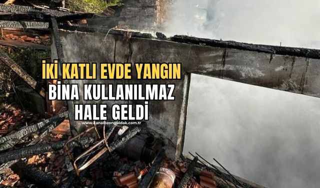 Devrek ilçesinde korkutan yangın