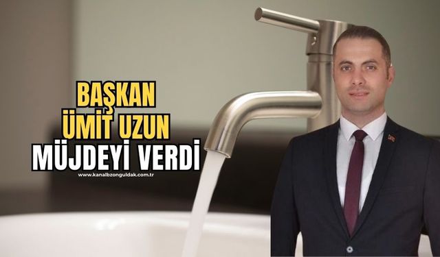 Başkan Uzun'dan vatandaşlara yeni müjde