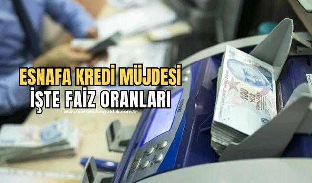 Muharrem Coşkun'dan esnaflara kredi müjdesi